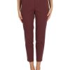 Donna ALESSIA SANTI | Pantalone In Cotone E Viscosa Stretch Bordeaux