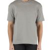 Uomo EMPORIO ARMANI | T-Shirt In Cotone Pesante Con Logo Impresso Grigio