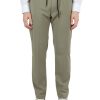 Uomo QB24 | Pantalone Jogger In Misto Viscose Tolo Verde