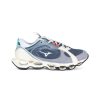 Uomo MIZUNO | Sneakers Running In Pelle E Tessuto Wave Prophecy Ls Blu