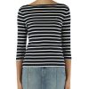 Donna TOMMY HILFIGER | T-Shirt In Cotone Con Maniche Tre Quarti A Righe