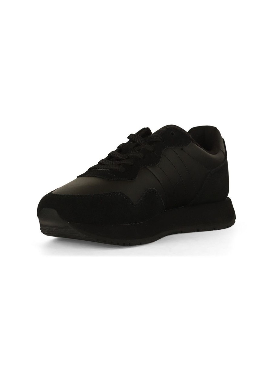 Uomo TOMMY JEANS | Sneakers In Pelle Modern Runner Nero