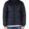 Uomo TOMMY HILFIGER | Giubbotto Imbottito Con Cappuccio E Patch Logo Blu Scuro