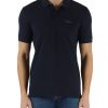 Uomo AERONAUTICA MILITARE | Polo In Cotone Piquet Stretch Blu Scuro