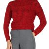 Donna EMME MARELLA | Maglia Girocollo In Misto Lana Donna Rosso