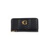 Donna GUESS | Portafoglio Trapuntato Lovide Con Placca Logo Nero