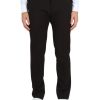 Uomo DANIELE ALESSANDRINI | Pantalone In Tessuto Diagonale Stretch Nero