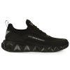 Uomo EA7 | Sneakers Training In Tessuto Ed Ecopelle Nero