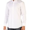 Uomo BOSS | Camicia Slim Fit Performance In Tessuto Stretch Bianco