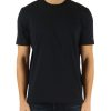 Uomo TOMMY HILFIGER | T-Shirt In Cotone Mercerizzato Blu Scuro