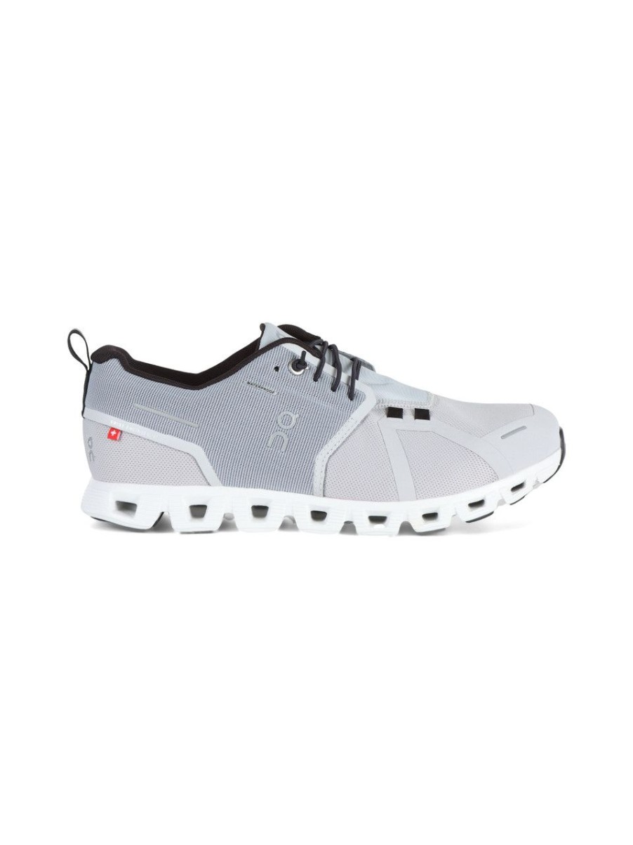 Uomo ON | Sneakers In Tessuto E Materiali Tecnici Cloud 5 Waterproof Grigio Chiaro