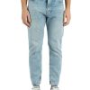 Uomo CALVIN KLEIN JEANS | Pantalone Jeans Cinque Tasche Dad Fit Celeste