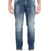 Uomo REPLAY | Pantalone Jeans Cinque Tasche Anbass Slim Fit Blu