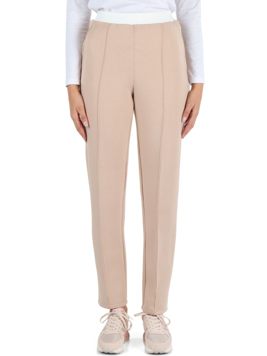 Donna RICHMOND | Richmond X: Pantaloni Sportivi In Misto Viscosa Beige