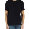 Uomo TOMMY HILFIGER | T-Shirt Thflax 1985 In Cotone Blu Scuro