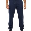 Uomo EA7 | Pantalone Sportivo In Misto Cotone Con Patch Logo Blu