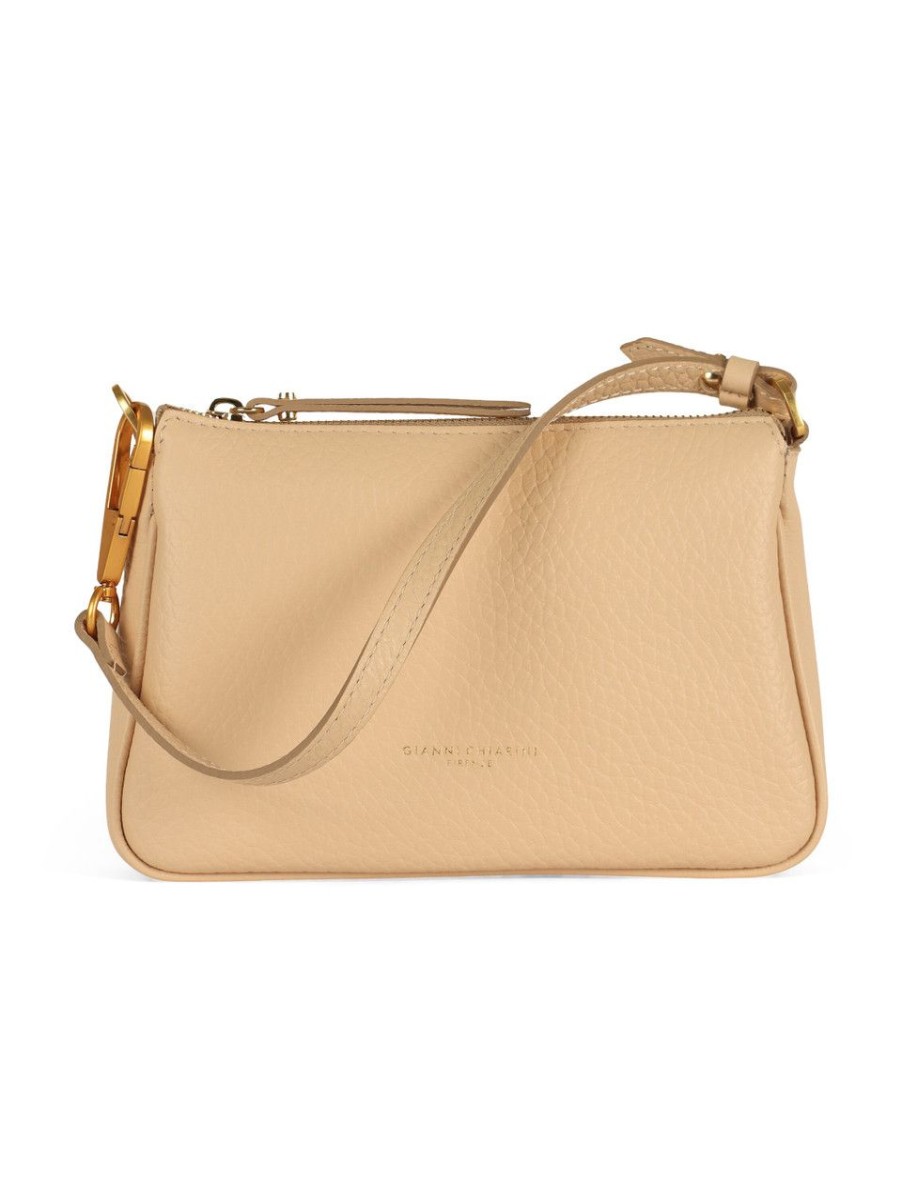 Donna GIANNI CHIARINI | Borsa In Pelle Bubble Brooke Small Nude