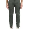 Uomo REPLAY | Pantalone Jeans Jaan Hyperflex Slim Fit Con Tasche Cargo Verde