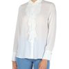 Donna MARKUP | Camicia Con Rouches Bianco