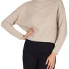 Donna EMME MARELLA | Maglia Collo Alto In Misto Lana Arena Beige