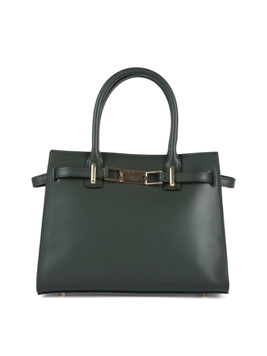 Donna MARC ELLIS | Borsa A Mano Lady M Ru Con Placca Logo Verde