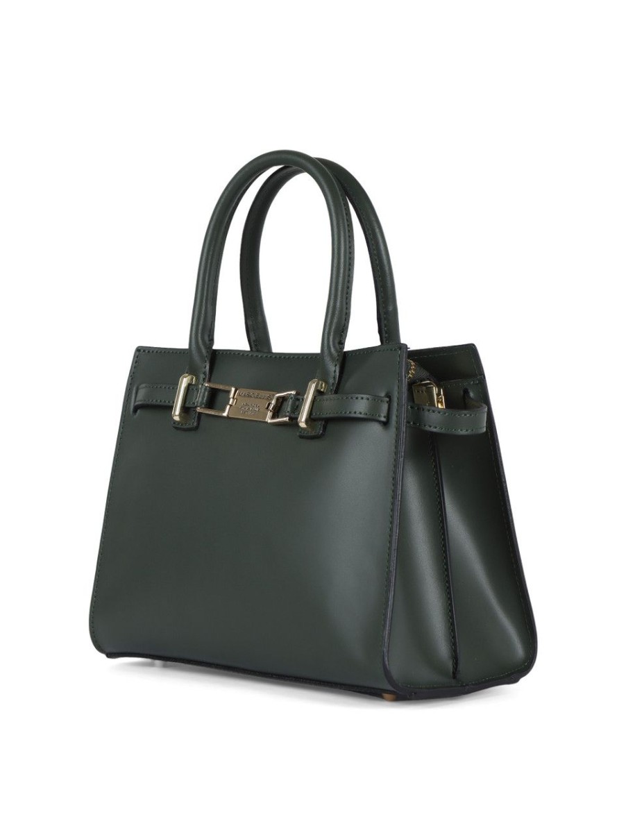 Donna MARC ELLIS | Borsa A Mano Lady M Ru Con Placca Logo Verde