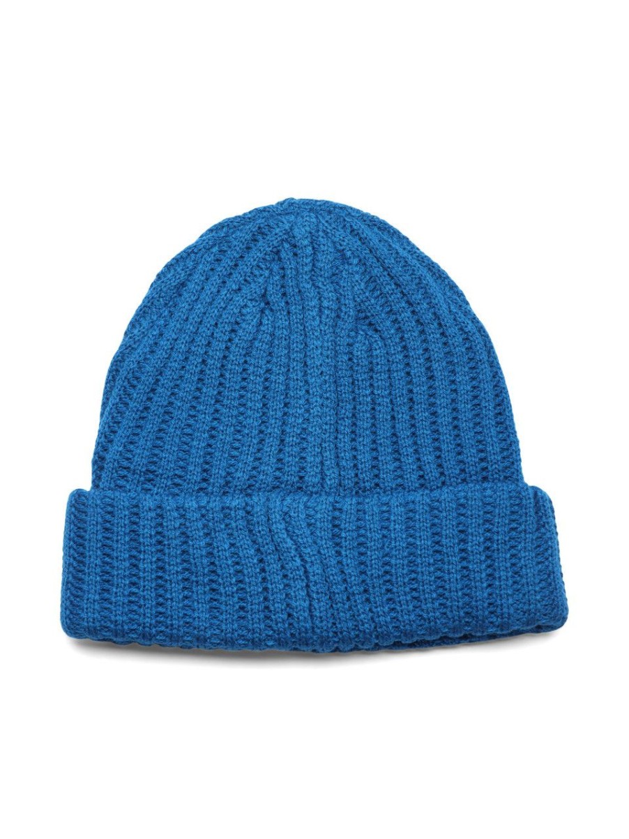 Donna SUN68 | Cappello In Misto Lana Merino Thick Knit Bluette