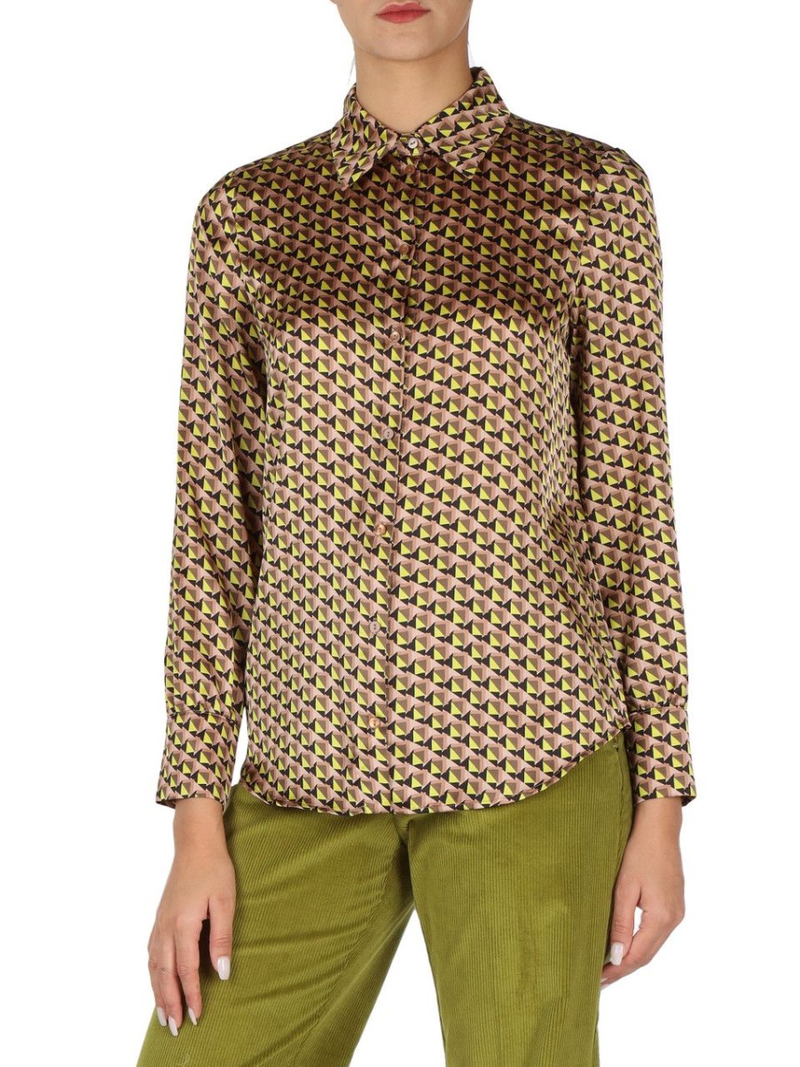 Donna PENNYBLACK | Camicia In Satin Bologna Beige