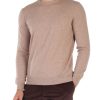 Uomo FAMA | Luxury: Maglia Girocollo In Lana Vergine Merino Extrafine Beige