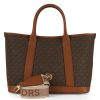 Donna MICHAEL MICHAEL KORS | Borsa A Mano Luisa Medium Con Stampa Logo Marrone