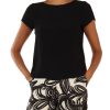 Donna EMME MARELLA | Blusa In Misto Seta Polonia Nero