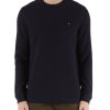 Uomo TOMMY HILFIGER | T-Shirt Regular Fit A Maniche Lunghe Blu Scuro