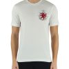 Uomo AERONAUTICA MILITARE | T-Shirt In Cotone Con Ricamo Logo Frontale Bianco