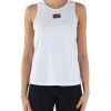 Donna EA7 | Top In Tessuto Stretch Ventus7 Bianco