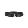 Donna CALVIN KLEIN JEANS | Cintura Reversibile Con Fibbia Logo Nero