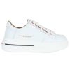 Donna ALEXANDER SMITH | Sneakers In Pelle Lancaster Con Scritta Logo Bianco