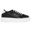 Donna LIU JO | Sneakers In Tessuto Ed Ecopelle Kylie 26 Nero