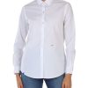 Donna SUN68 | Camicia In Cotone Con Ricamo Logo Bianco