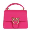 Donna PINKO | Borsa A Mano In Pelle Love One Top Handle Mini Light Fucsia