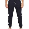 Uomo FRED MELLO | Pantalone Sportivo In Misto Cotone Con Patch Logo Blu Scuro