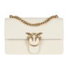 Donna PINKO | Borsa A Tracolla In Pelle Love One Classic Dc. Panna