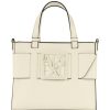 Donna ARMANI EXCHANGE | Borsa A Mano In Ecopelle Con Placca Logo Frontale Bianco