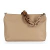 Donna GIANNI CHIARINI | Pochette In Pelle Grana Dollaro Brenda Rosa Chiaro