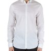 Uomo ARMANI EXCHANGE | Camicia In Misto Lyocell Bianco