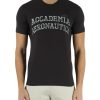 Uomo AERONAUTICA MILITARE | T-Shirt In Cotone Con Scritta Logo Frontale Grigio Scuro