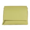 Donna GIANNI CHIARINI | Borsa A Tracolla Three In Pelle Grana Dollaro Verde Chiaro