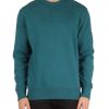 Uomo CALVIN KLEIN JEANS | Felpa In Cotone Garzato Con Patch Logo Verde