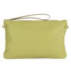 Donna GIANNI CHIARINI | Pochette Hermy In Pelle Grana Dollaro Verde Chiaro