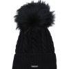 Donna FREEDOMDAY | Cappello A Trecce Martha In Misto Lana Nero