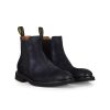 Uomo DOUCAL'S | Stivaletti Chelsea In Suede Nero